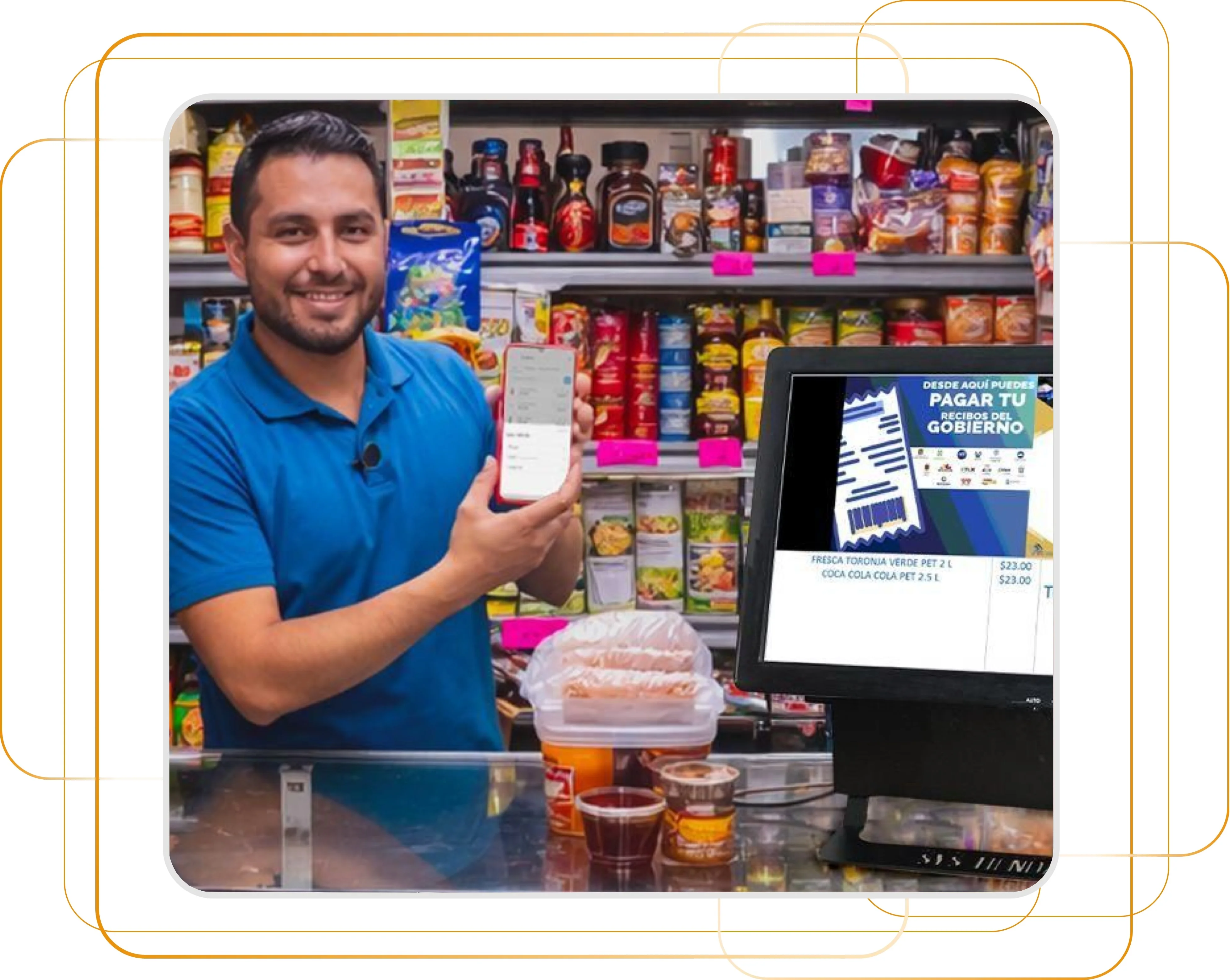 Negocio usando sistema de punto de venta SYStienda